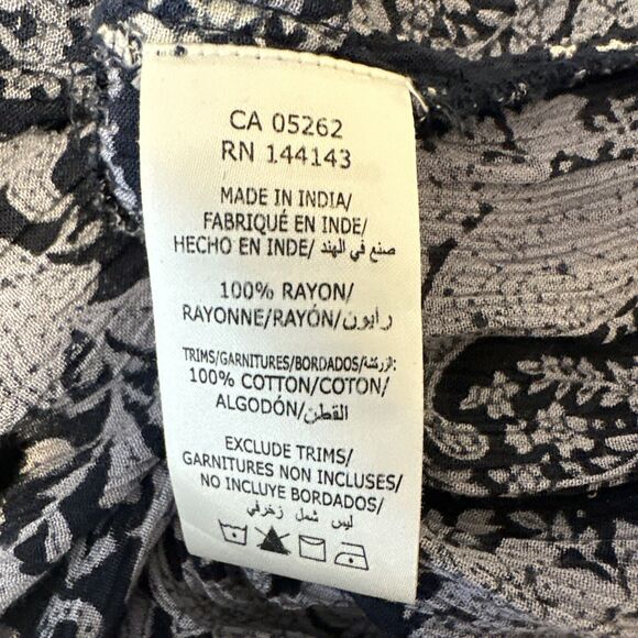 California Moonrise Women Boho Midi Dress M Medium Multicolor Beaded Embroidered - Picture 7 of 7